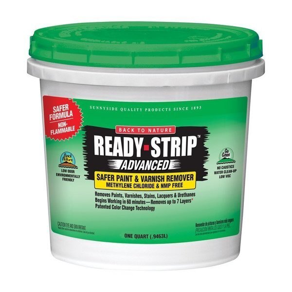 Back to Nature Ready-Strip Advanced Paint and Varnish Remover 1 qt, M-1, Mfr#: 65832A